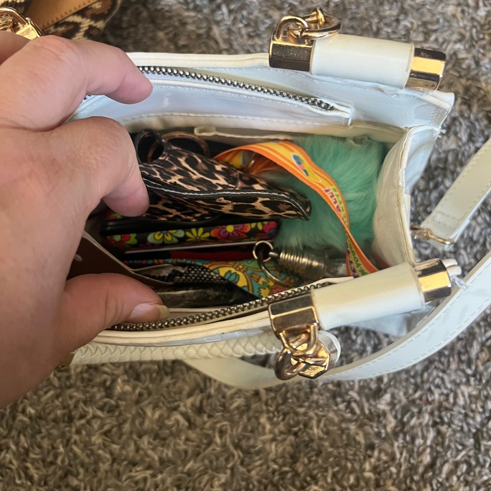 Bebe crossbody purse grab bag comes with the 15 mystery items